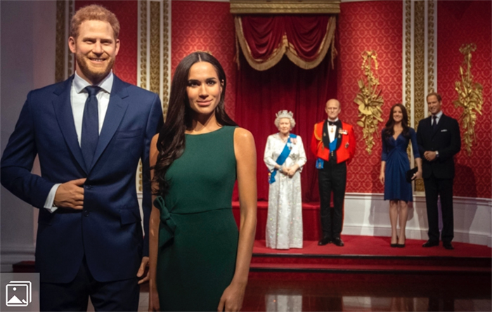 The Royal family set at Madame Tussauds